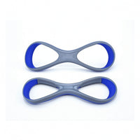 Elbow Molded Swim Bands with 8-Shaped Loop Low-Profile Gear for Long-Axis Stroke Form Exercises