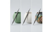 Precision Ceramic Drawing Pen with Replacement Nibs Telescopic Ceramic Plotting Pen Metal for Potters