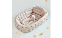 Inflatable Baby Bath Tub Cushioned Baby Bath Tub with Central Post Inflatable Bathtub Portable Lightweight for Babies, Bathroom
