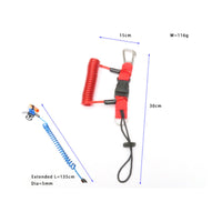 Anti-Lost Coiled Diving Lanyard Stretchable Underwater Camera Tether Heavy Duty for Freedivers, Underwater Photographers, Snorkeling