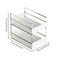 Pull out Cabinet Organizer Sliding Pull-out Basket No-Installation