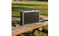 Aluminum Tool Box Sturdy Aluminum Aviation Case Lockable Tool Case Sturdy Design Safeguarding Equipment Briefcase Shock