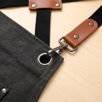 Adjustable Aprons for Men, Thickened Canvas Tool Apron, Multi-Pocket Work Apron for Woodworking, DIY Projects