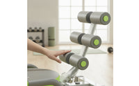 Core Workout Machine with Rebound Assist Heavy-Duty Foldable Ab Exercise Machine with Foam Rollers Abdominal Workout Machine