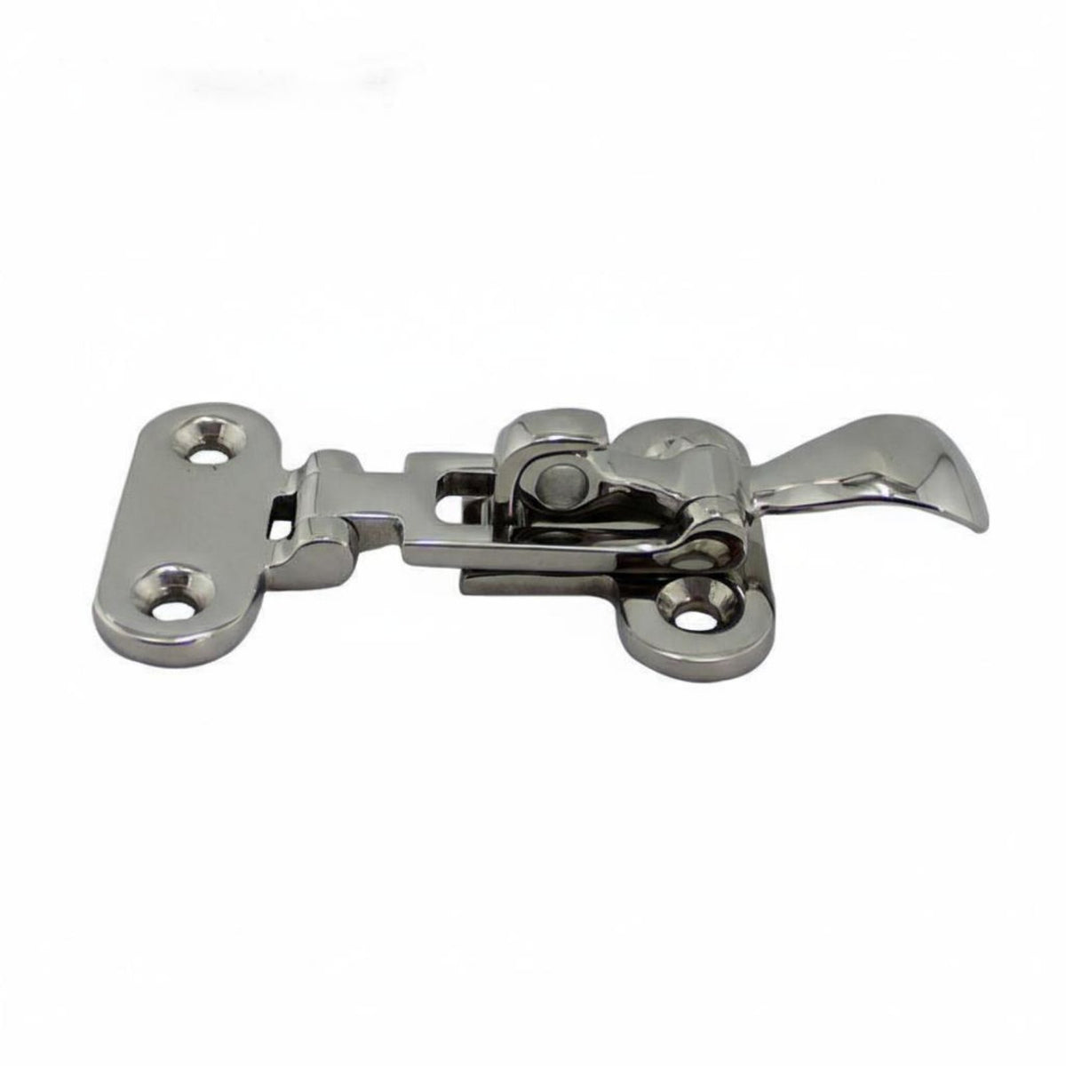 Aquatic Grade Compartment Cover Hasp Resistant Stainless Steel Compartment Cover Clamp Lockable Boat Door Clasp Rust-Resistant