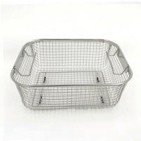 Mesh Basket Stainless Steel Acoustic Cleaner Basket Heavy Duty for Hobbyists