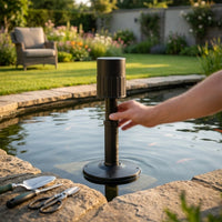 Adjustable Height Koi Pond Surface Cleaner Strong Suction Pond Surface Debris Collector for Outdoor Ponds, Garden