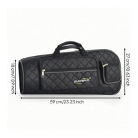 Waterproof Quilted Instrument Bag with Pocket Safeguarding Instrument Bag with Pocket Moisture-Resistant Sturdy for Rehearsals