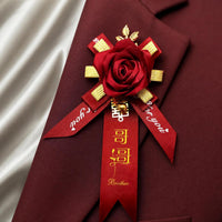 Wedding Corsage Set for Groom, Bride, Family, Groomsmen, Bridesmaids, and Guests