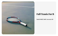 Easy to Swing Beginner Tennis Racket Pre Strung Kids Tennis Racket Long Lasting for Juniors, Solo Practice, Outdoor Play