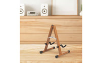 Detachable Solid Wood Instrument Stand Universal Fit Wooden Guitar Stand Padded Protection Triangular Instrument Holder for Guitarists