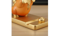 Chinese Design Auspicious Horse Phone Stand Good Gift Resin Phone Stand Desktop Decoration Desk Accessory Stable for Office