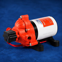 Dry Run Capable RV Water Pump Ignition Protected Marine Water Pump Quiet Running for Boat Owners