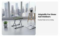 Easy to Fold foldable Stool Lightweight Outdoor Gear space-saving Design Portable Furniture sturdy Duty for Campers, voyageers, Camping, voyage, Hiking, Fishing