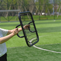 Goalkeeper Training Rebounder High Handheld Soccer Rebounder Construction Soccer Passing for Goalkeepers, Backyard