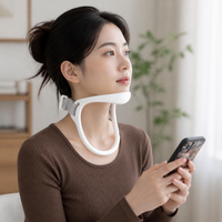 Neck Brace, Adjustable Neck Stretcher for Forward Head Posture Correction Synthetic Neck Support for Hunchback Relief