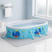 No-Assembly Foldable Pool with Support Legs Easy Setup Collapsible Swimming Pool Stable Compact for Backyard