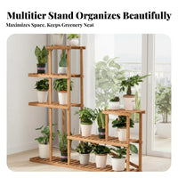 Space-Saving Railing Planter Holder Large Capacity Hanging Planter Rack Anti-Rust Balcony Shelf Sturdy Construction for Apartment Dwellers, Gardeners, Homeowners, Patio, Fence, Porch, window sill