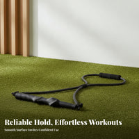 textileWrapped Grip Resistance Training Bands Black Handled Resistance Band Long-Lasting Fitness Equipment