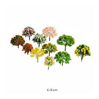 DIY Project Kit Miniature Model Trees Realistic Appearance Architectural Model Trees Handmade Miniature Scene Tree Set Assorted Styles for Architects, Students