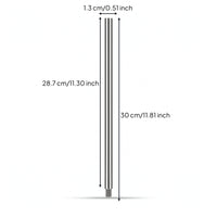 Wrench Extension Rod Professional Grade Threaded Extension Bar Hardware Straight Metal for Mechanics, Tight Areas