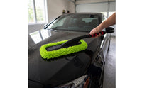 Car Dusting Mop Chenille Car Duster with Long Handle Washable Detachable for Garage