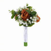 Artificial Bridal Bouquet Bridal Handheld Floral Arrangement Lightweight for Brides