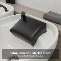 Comfortable Support Shampoo Bed Headrest Provides Comfort Salon Shampoo Bowl Pillow Waterproof for Hairstylists, Barber Shop, Beauty Parlor