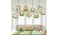 Hanging Spiral Decorations with Single Swirls DIY for Nursery, Baby