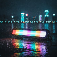 RGB LED Bar Light with OLED Display 420W LED Wash Wall Light Waterproof Lamp Multicolor for Stage Lighting Designers, Wedding Planners, Stages, Concerts, Nightclubs, Weddings