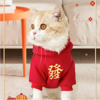 Cat Hoodie, Warm Acrylic, Autumn Winter Pet Apparel