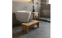 Toilet Stool Non-Slip Design Toilet Step Stool Rounded Corners Lavatory Footrest for Women, Elderly