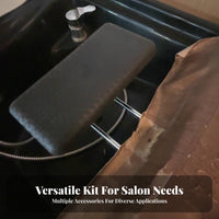 Thai Design Shampoo Bed Pillow Waterproof Hair Washing Bed Headrest Easy to Clean Shampoo Basin Headrest for Barbers, Barbershop, Beauty Spa