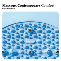 Extra Large TPE Foot Reflexology Board Thickened Design Round Acupressure Mat Non-Slip for Seniors, Elderly, Home Use, Office