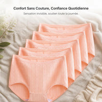 Women's High-Waist Cotton Briefs for Middle-Aged & Elderly Women