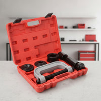 10 Pieces Ball Joint Tool Kit Heavy Duty Ball Joint Press with Adapters High Strength for Mechanics, Home Mechanics, Auto Repair Shop, Garage