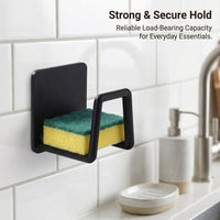 Bathroom Sink and Kitchen Organizer with Wall Mounted Drainage Rack, Single Hook Organizers in Stainless Steel Drain