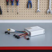No-Hall-Wire Controller with Cable Harness Finned Electric Scooter Controller Aluminum Good Heat Dissipation for DIYers, Hobbyists, Customization Projects