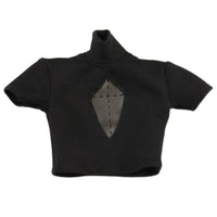 1/6 Scale T-Shirt 1/6 Doll Shirt Easy to Dress Cutout Short Top for Collectors, Display, Photo Shoots