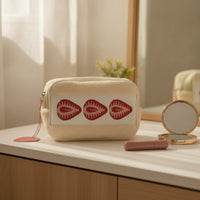 Soft Pencil Pouch Soft Zipper Pouch with Charm Pencil Case with Zipper Lightweight Pen Bag Case Cuddly for Girls, School