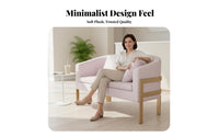 Minimalist Design Shell-Shaped Armchair Sturdy Construction Reception Furniture adaptable Combination Commercial Seating Lasting Comfort for Interior Designers, Office Workers, Business Owners, hair salon, Waiting Room, Lobby, Breakroom