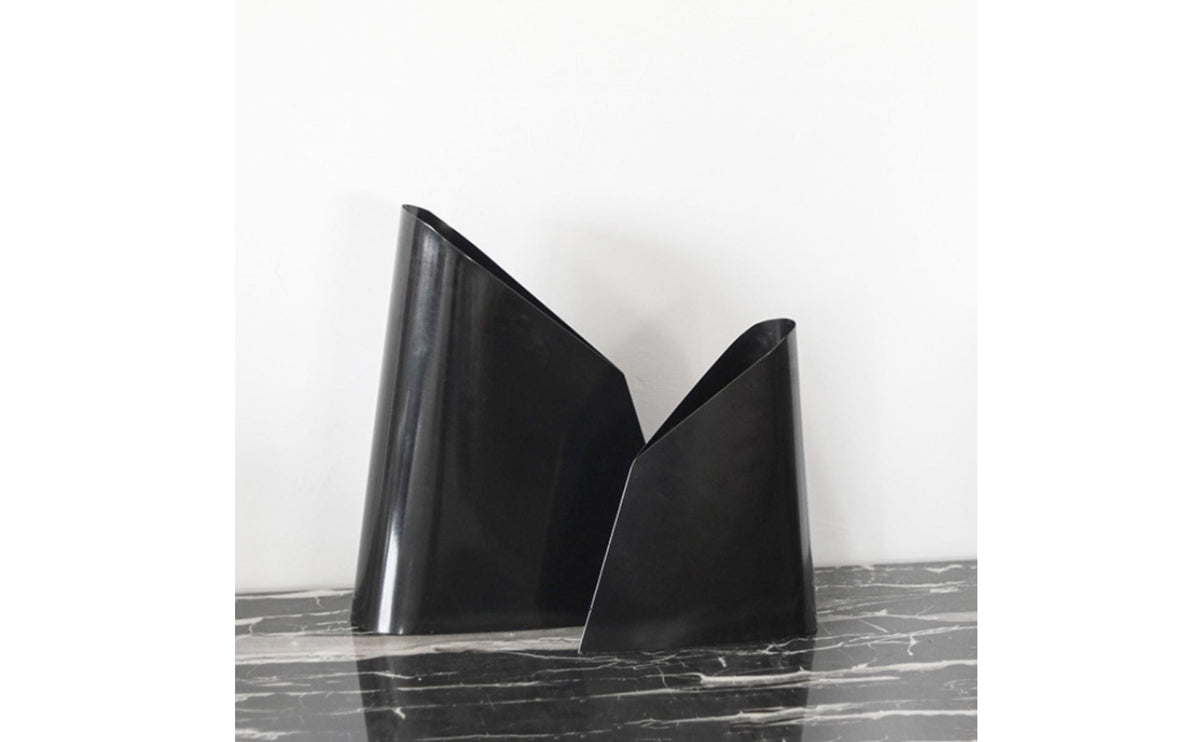 Trapezoid Vase Geometric Sculptural Vase for Entryway