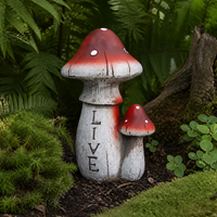 Mushroom Garden Ornaments for Micro Landscape Planter Decor