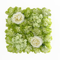 Rose Hydrangea Flower Wall Panel Dense Decorations Lifelike for Weddings
