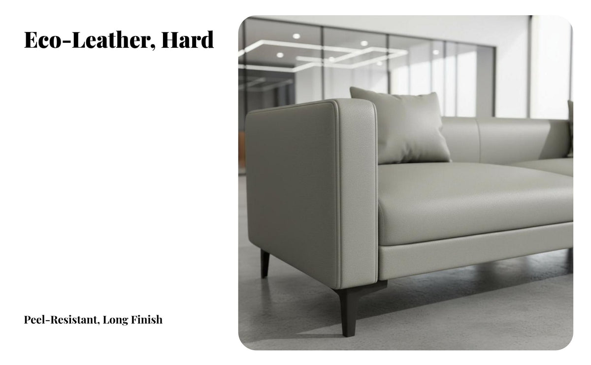 Comfortable padding 3-Person Couch Wear-withstandant Reception Seating Business Grade Commercial Furnishing Easy to Clean for Hotel Proprietors, Office Managers, Interior Designers, Waiting Room, Lobby, Lounge