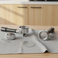 Food Grade Stainless Steel Espresso Water Distribution Screen Improves Extraction Espresso Puck Screen Keeps Group Head Clean Metal Coffee Filter Disc Reusable for Baristas, Cafe