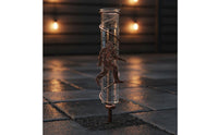 Novelty Design Bigfoot Rain Gauge Easy to Read Decorative Rainfall Meter Double Scale for Gardeners