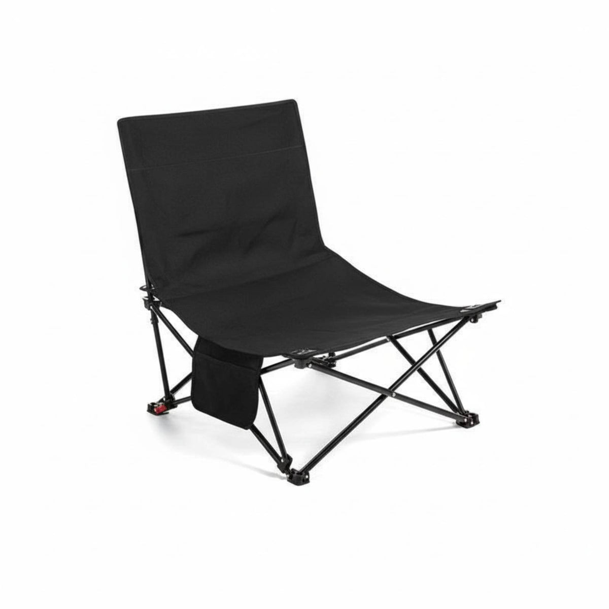 Foldable Adjustable Recliner Ergonomic Design Camping Chair Thickened Headrest Portable Seating Stable Frame for Beachgoers, Homeowners, Fishing, Beach, Deactivatedice, Poolside