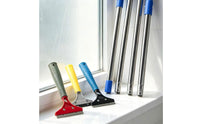 Stainless Steel Long Handle Scraper Detachable Scraper with Spliced Rod Rust-Resistant Scraping Tool Threaded for Cleaners, Homeowners, Window Cleaning, Kitchen Cleanup
