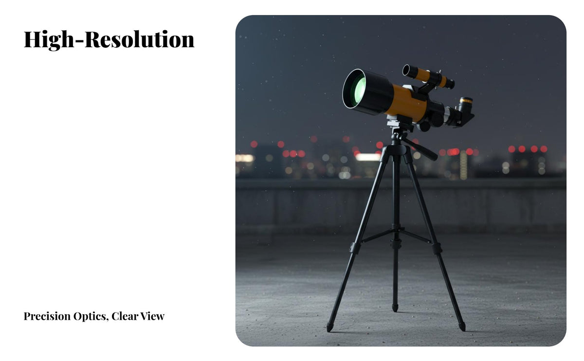 Large Opening 70mm Beginner Tele Erect Image Astronomical Tele with Tripod Ideal Gift Portable Stargazing Easy to Assemble for Beginners, Amateur Astronomers, Moon Watching, Educational Purposes, Backyard, Nature Viewing